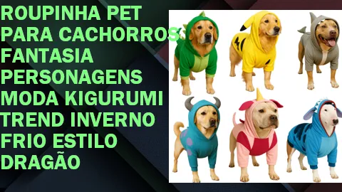 Clique para comprar ROUPINHA PET PARA CACHORROS...